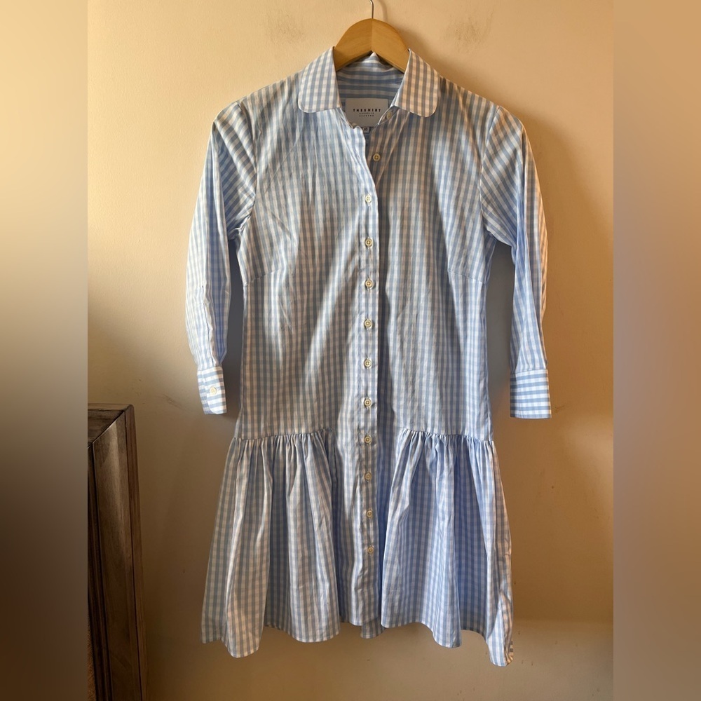 The Shirt by Rochelle Behrens The Drop Waist Shirt Dress - XS